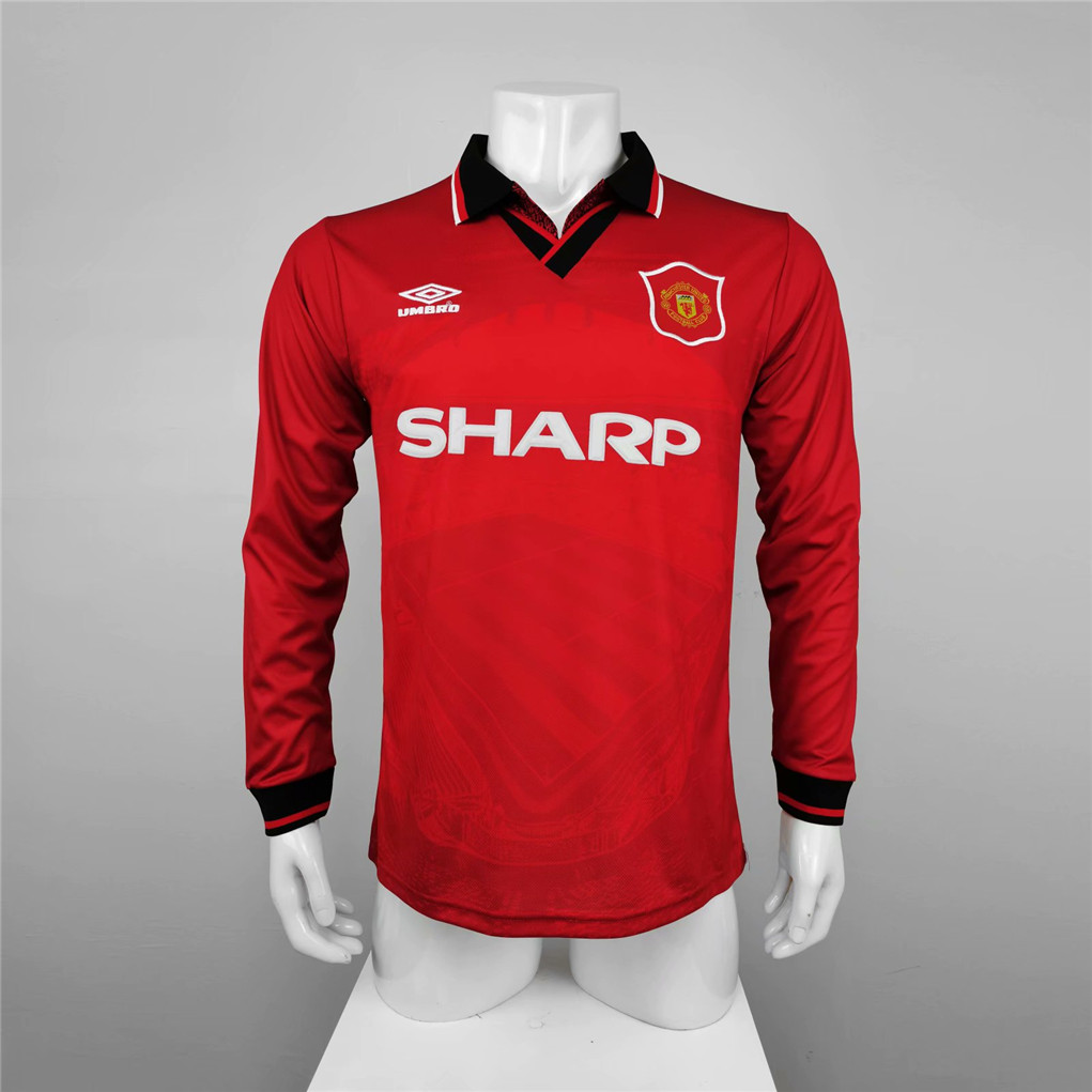 AAA Quality Manchester Utd 94/96 Home Long Jersey